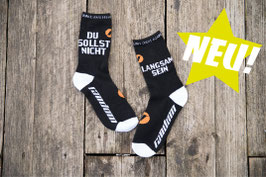 10 Paar  "DU SOLLST NICHT LANGSAM SEIN" Socks