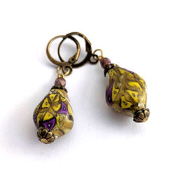 FBO74. Boucles d'oreilles arabesc