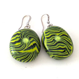 FBO112. Boucles d'oreilles flora