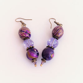 FBO104. Boucles d'oreilles violina