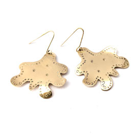 LBO28. Boucles d'oreilles "nuages"