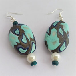 FBO2. Boucles d'oreilles lagon