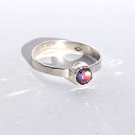 126. Bague argent "violetta"
