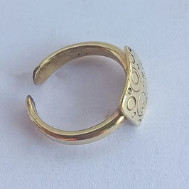 BL12. Bague laiton "Bubble"