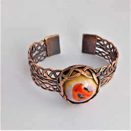 8. Bracelet manchette "capucine"