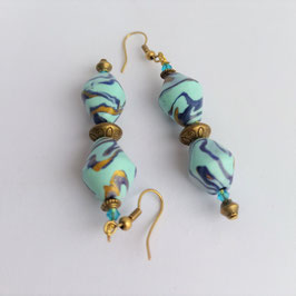 FBO7. Boucles d'oreilles lagoon