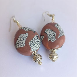 FBO94. Boucles d'oreilles tissé 2