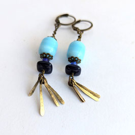 FBO77. Boucles d'oreilles grelot
