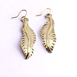 LBO22. Boucles d'oreilles "feuilles"