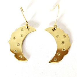 LBO24. Boucles d'oreilles "nuages"