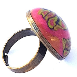 BF48. Bague ovale roselle