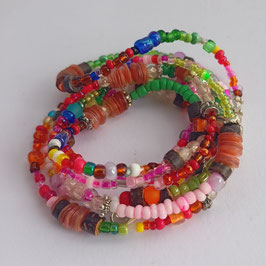 12. Bracelet d'été rouge-vert