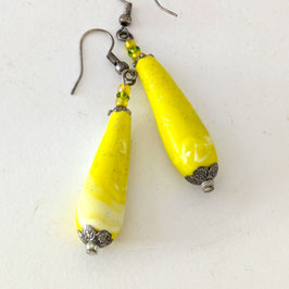 FBO116. Boucles d'oreilles lemon
