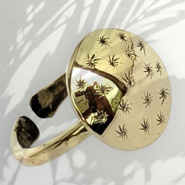 BL37. Bague laiton "rondétoilée"