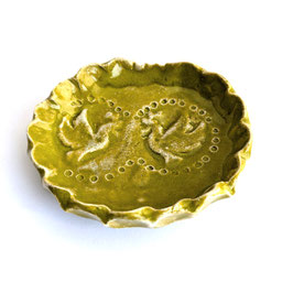 18. Coupelle colombe vert