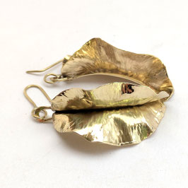 LBO18. Boucles d'oreilles "leaves 1"