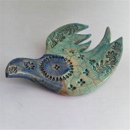 45. Coupelle Raku "l'oiseau"