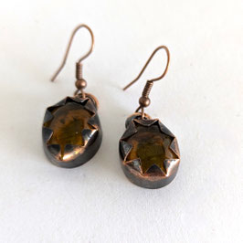 CBO34. Boucles d'oreilles étoile jaune