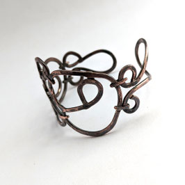 15. Bracelet manchette " volutes "