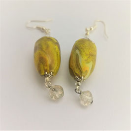 FBO58. boucles d'oreilles anis