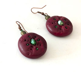 FBO113. Boucles d'oreilles mada