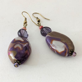 FBO117. Boucles d'oreilles gaby