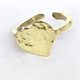 BL27. Bague laiton "cœur"
