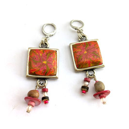 FBO110. Boucles d'oreilles brazil
