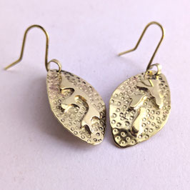 LBO25. Boucles d'oreilles "coraux"