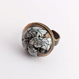BF57. Bague ronde envol