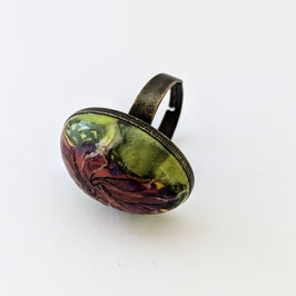 BF8. Bague ovale jungle