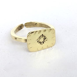 BL26. Bague laiton "rectangle"