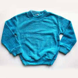 Kinderpulli lA Frotté türkis für ca. 2-3 Jahre VINTAGE 1970s