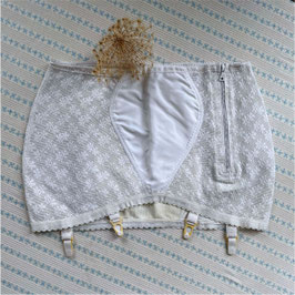 Hüftgürtel Hüfthalter weiss Desire Gr. 90/XL VINTAGE 1970s NEU