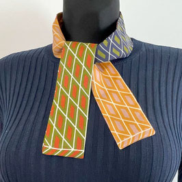 Twilly kleiner Schal 100% Seide handmade Silvia-K multicolor