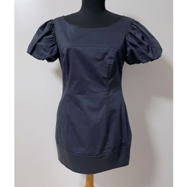 Kleid Minikleid Gr. 40 dunkelblau ARMANI JEANS mit Puffärmelchen
