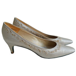 Pumps Satin hell-taupe Charles Jourdan 37.5/38