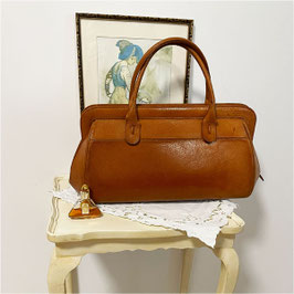Tasche Henkeltasche Weekender braun VINTAGE 1940s