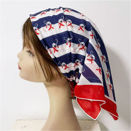 Baumwolltuch / Bandana KREIER Schweiz Pferdemotive VINTAGE 1970s