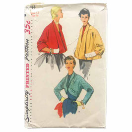 Schnittmuster Gr. S SIMPLICITY 4944 Kurzjacke und Bolero VINTAGE 1950s