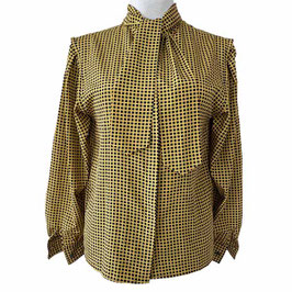 Bluse Gr. M/L GEORGES RECH mit Schluppe Designer VINTAGE 1980s