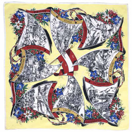 Souvenirtuch Halstuch Österreich 43 x44 Austria VINTAGE 1950s