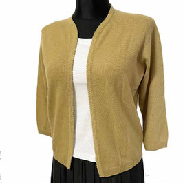 Cardigan Gr. L 100% Kaschmir Ballantyne Scotland camel VINTAGE 1960s