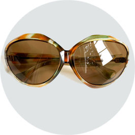 Sonnenbrille faux Schildpatt Gläser echt Glas VINTAGE 1960s
