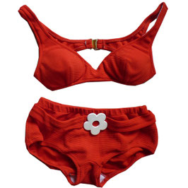 Bikini Gr. S rot Mary Quant Aera VINTAGE 1970s