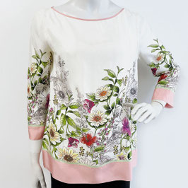 Bluse Tunika 100% Seide Gr. S Luisa Spagnoli VINTAGE 1990s