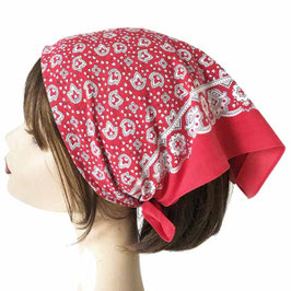 Glarner Tüechli Bandana rot classic Paisley VINTAGE 1970s