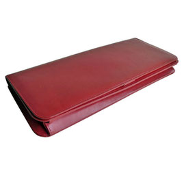 Clutch Pochette rot Leder VINTAGE 1960s