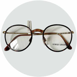 Brillenfassung rund GIORGIO ARMANI Italy VINTAGE 1990s NEU