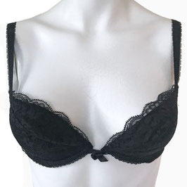 BH Gr. XS / 70A Büstenhalter schwarz GOSSARD Bra VINTAGE 1970s